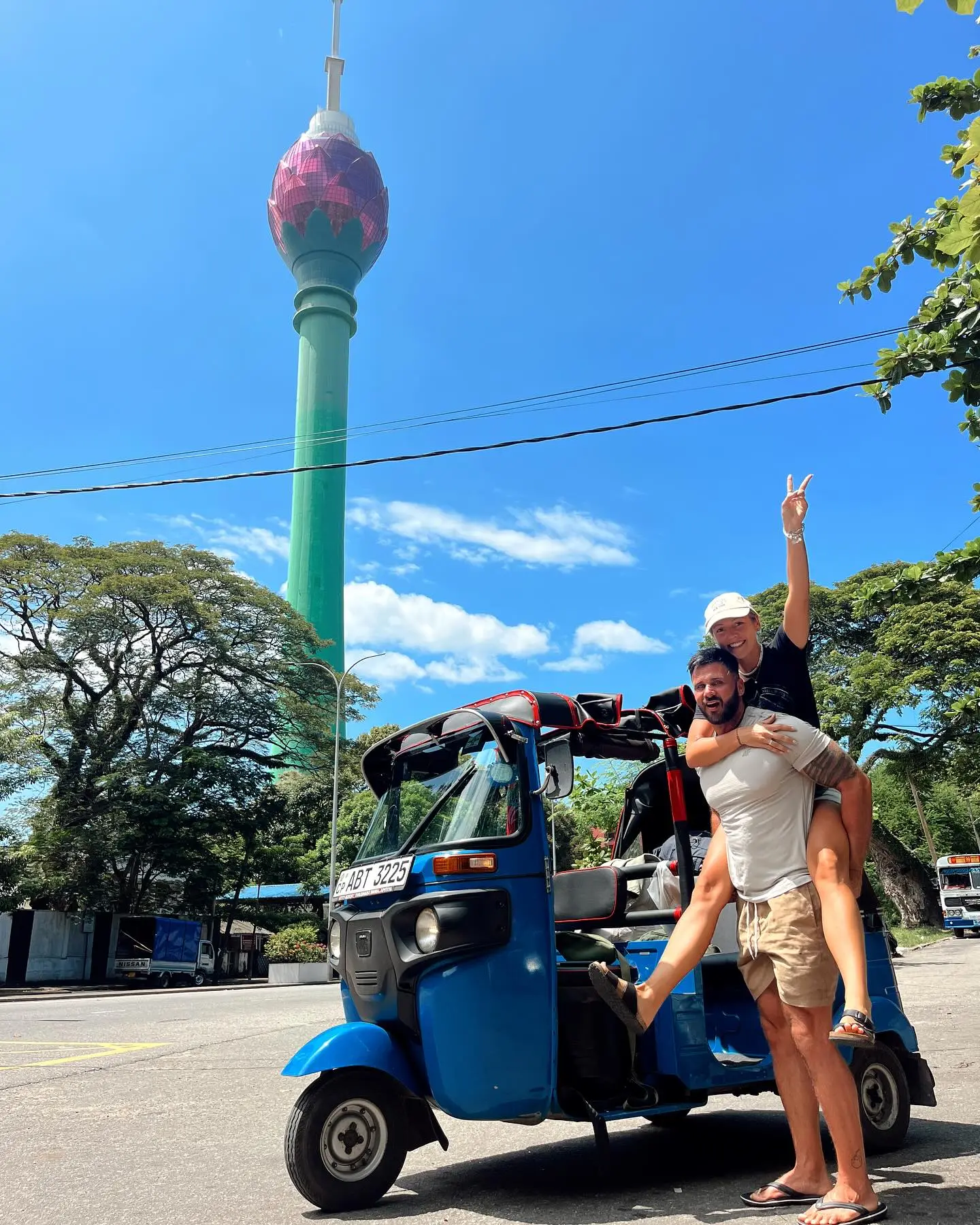 Traveling by Tuk Tuk in Sri Lanka