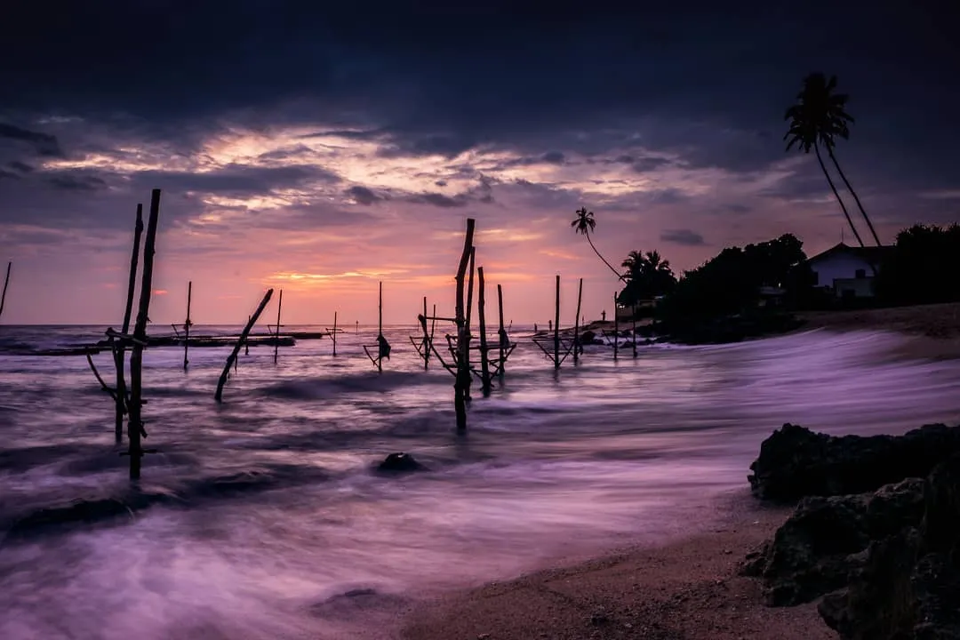Sri Lanka beach sunset